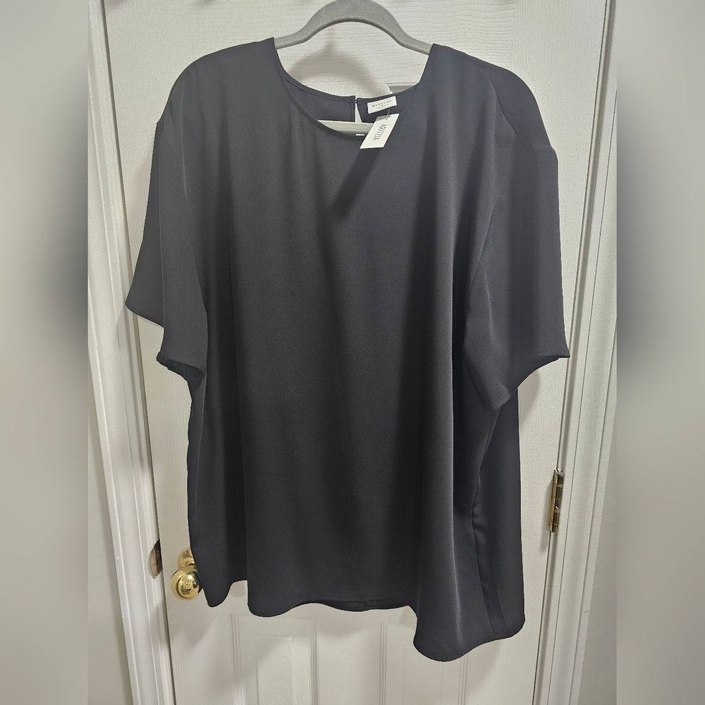 Aritzia Black Blouse